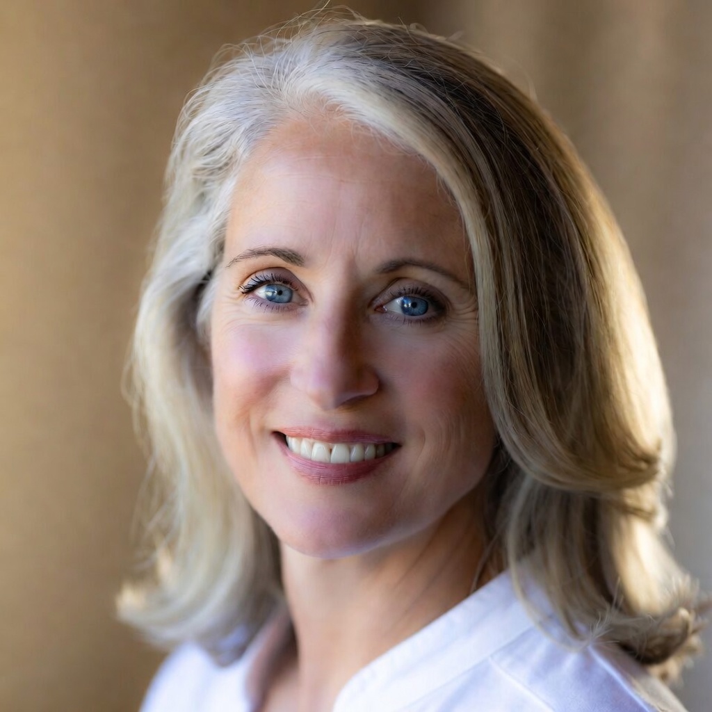 Dr. Sarah Mitchell, certified face yoga practitioner